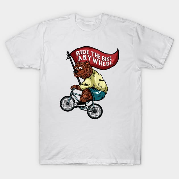 Ride The Bike T-Shirt by Stayhoom